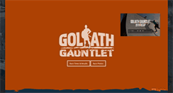Desktop Screenshot of goliathgauntlet.com