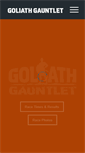 Mobile Screenshot of goliathgauntlet.com